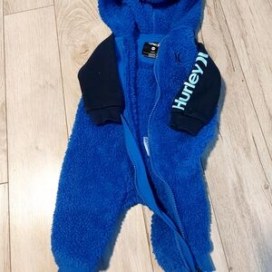 Hurley Cozy Blue and Black Kids Footie